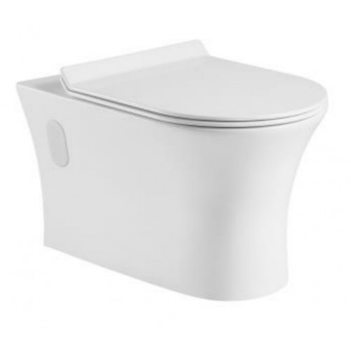 Подвесной унитаз Aquanet Roll-W CL-12249D (210766) Rimless, с сиденьем Soft Close, Slimseat