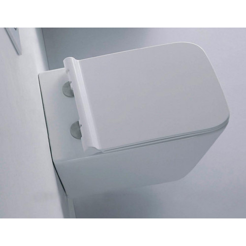 Подвесной унитаз Aquanet Tavr TAVR-W безободковый, с крышкой-сиденьем slimseat с микролифтом-3