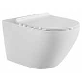Подвесной безободковый унитаз Aquanet Cetus W Short, крышка микролифт