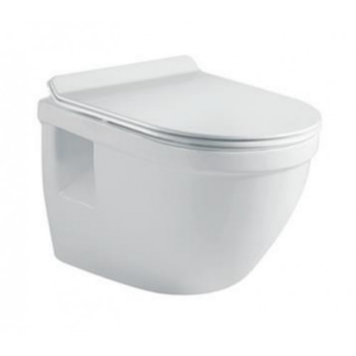 Подвесной унитаз Aquanet Glide-W CL-11042 (210772) безободковый, Rimless, с сиденьем Soft Close, Slimseat