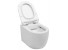 Подвесной унитаз Aquanet Rimless Cetus-W BL-102N-WHT с тонкой крышкой-сиденьем с микролифтом, безободковый (211908)