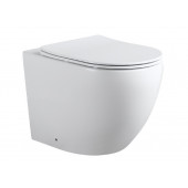 Приставной унитаз Aquanet Cetus 2.0 F LX-1902 (243540) безободковый Rimless, с крышкой-сиденьем Soft Close - Slimseat