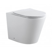 Приставной унитаз Aquanet Atago 2.0 F LX-1906 (243548) безободковый Rimless, с крышкой-сиденьем Soft Close - Slimseat