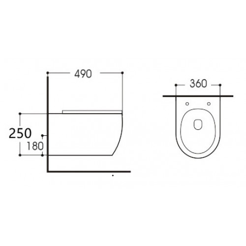 Подвесной безободковый унитаз Aquanet Smart W Rimless, крышка микролифт, Slimseat, белый, 276395-1