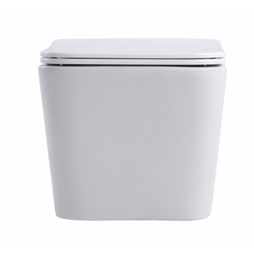 Подвесной безободковый унитаз Aquanet Trend W Rimless, крышка микролифт, Slimseat, белый, 276396-4