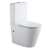 Напольный унитаз Aquanet Atago 2.0 C1 LX-2904 (243546) безободковый с бачком 243547 с крышкой-сиденьем Soft Close - Slimseat