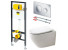 Инсталляция Viega 792855 с безободковым унитазом BelBagno Sfera-R BB513CH, сиденье микролифт, комплект