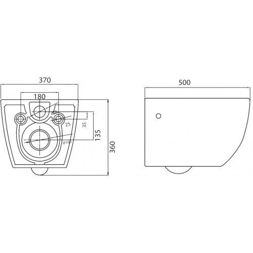 Инсталляция Alcaplast с безободковым унитазом BelBagno Sfera-R BB513CH, сиденье микролифт клавиша хром, комплект-2