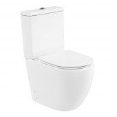 Напольный безободковый унитаз BelBagno Amanda, белый, P-trap BB051CPR/BB051T