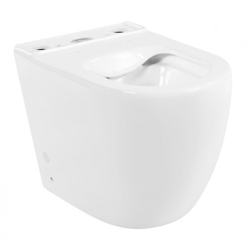 Напольный безободковый унитаз BelBagno Amanda, белый, P-trap BB051CPR/BB051T-3