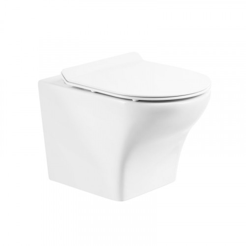 Инсталляция BelBagno с унитазом BelBagno Kraft BB064CHR, тонкое сиденье с микролифтом, клавиша черная матовая, комплект 4 в 1-4