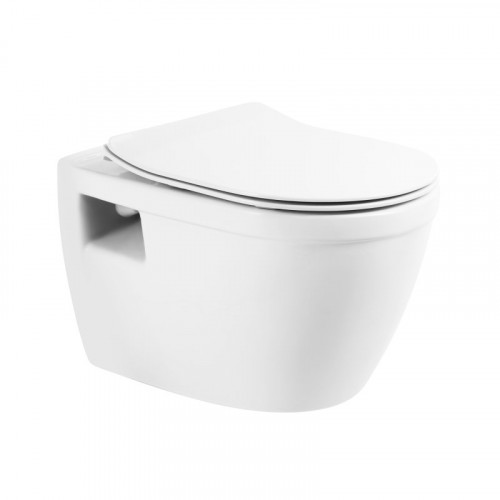 Инсталляция BelBagno с унитазом BelBagno Loto BB070CHR, тонкое сиденье с микролифтом, клавиша хром, комплект 4 в 1-3