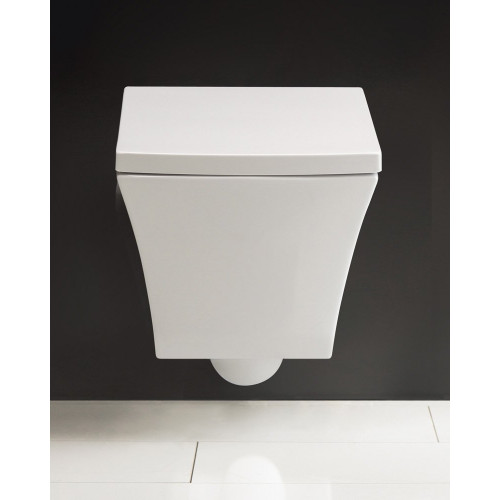 Подвесной безободковый унитаз BelBagno Regina, белый, P-trap BB104CH-6