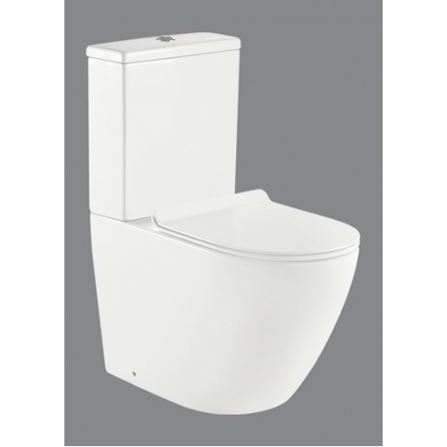 Напольный унитаз BelBagno Sfera-R, безободковый P-trap BB2141CPR