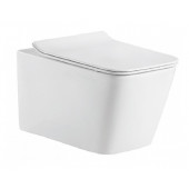 Подвесной унитаз Bravat Manno C21201UW-RUS сиденье с микролифтом, белый