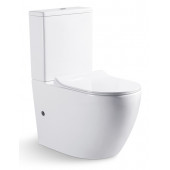 Напольный унитаз Bravat Gina CX01008UW-PA-ENG безободковый, с сиденьем Soft Close