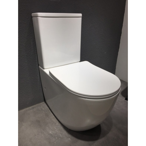 Напольный унитаз Bravat Gina CX01008UW-PA-ENG безободковый, с сиденьем Soft Close-3