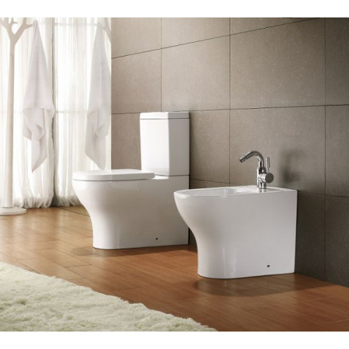 Напольный унитаз Bravat Rael CX01016UW-PA крышка микролифт-2