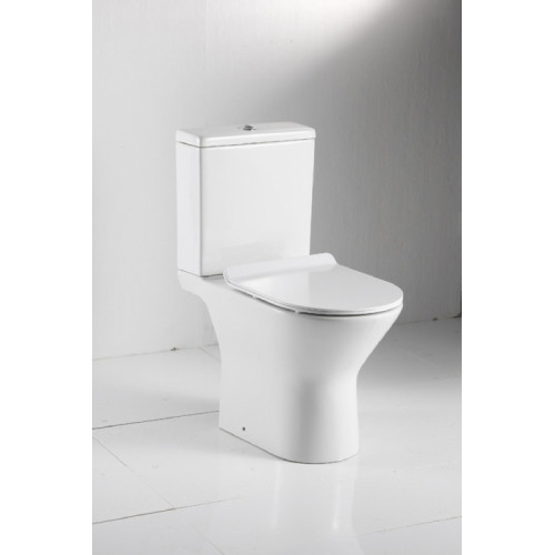 Напольный унитаз Bravat Cena CX21206UW-P-RUS безободковый, с сиденьем Soft Close