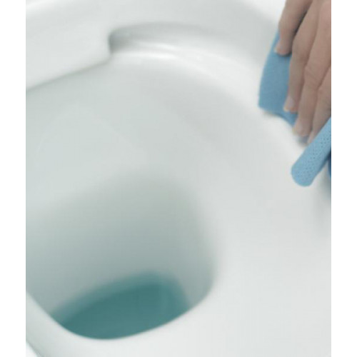 Напольный унитаз Cersanit CARINA NEW CLEAN ON S-KO-CAR011-3/5-COn-S-DL-w, крышка микролифт, безободковый-2