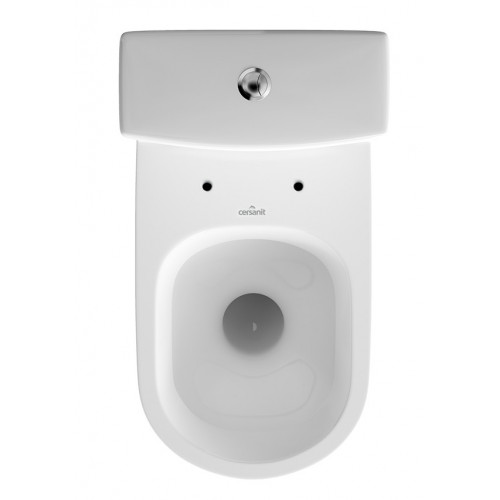 Напольный безободковый унитаз Cersanit City Clean On 011 3/5 DPL EO slim, крышка-сиденье с микролифтом, белый, S-KO-CIT011-3/5-COn-S-DL-w, 61225-3