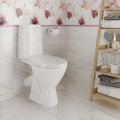 Напольный унитаз Cersanit Just S-KO-JUS031-3/6-PL-w, крышка микролифт-3