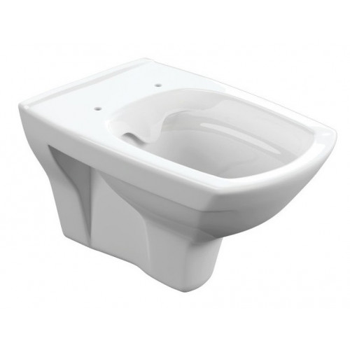 Подвесной безободковый унитаз Cersanit Carina XL Clean On DPL EO slim, крышка-сиденье с микролифтом, белый, S-MZ-CARINA-XL-COn-S-DL-w, 62955-7