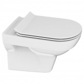 Подвесной унитаз Cersanit City New Clean On S-MZ-CITY-COn-S-DL-w, крышка микролифт