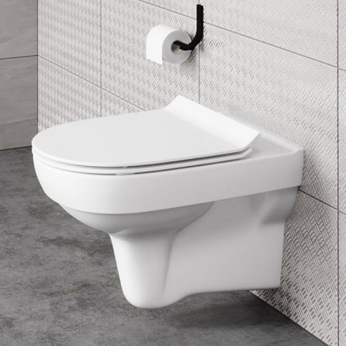 Подвесной унитаз Cersanit City New Clean On S-MZ-CITY-COn-S-DL-w, крышка микролифт-3