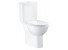 Напольный унитаз Grohe Bau Ceramic 39349000/39436000, безободковый, с бачком с нижней подводкой