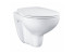 Подвесной унитаз Grohe Bau Ceramic 39351000, безободковый, крышка микролифт