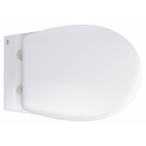 Подвесной унитаз Grohe Bau Ceramic 39351000, безободковый, крышка микролифт-2