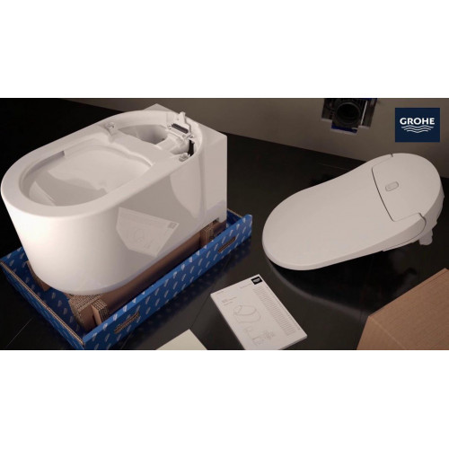 Подвесной унитаз Grohe Sensia Arena 39354SH1 с функцией биде, безободковый, альпин-белый-9