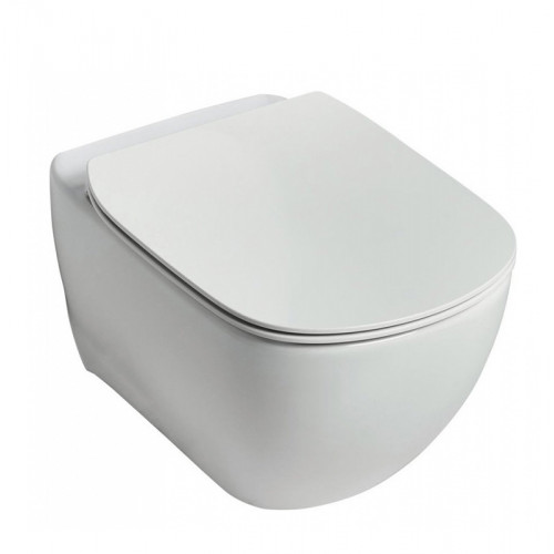 Инсталляция Grohe Rapid SL c безободковым унитазом Ideal Standard Tesi Rimless, крышка микролифт, клавиша хром, комплект-4