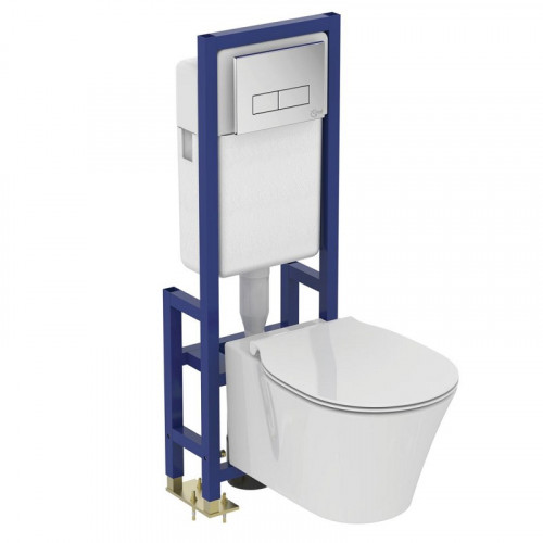 Подвесной унитаз Ideal Standard Connect Air AquaBlade® E005401, безободковый-4