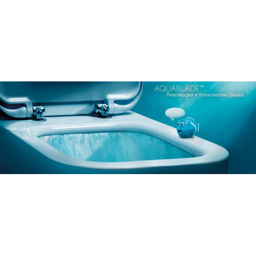 Напольный унитаз Ideal Standard Connect Air AquaBlade® E013701 с бачком E073901, безободковый-3
