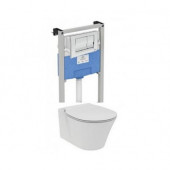 Инсталляция Ideal Standard с унитазом Connect Air AquaBlade E005401, сиденье микролифт, комплект (E212801)