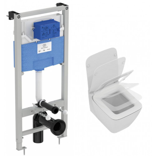 Инсталляция Ideal Standard Prosys с унитазом Strada II AquaBlade®, E387001, сиденье микролифт, комплект
