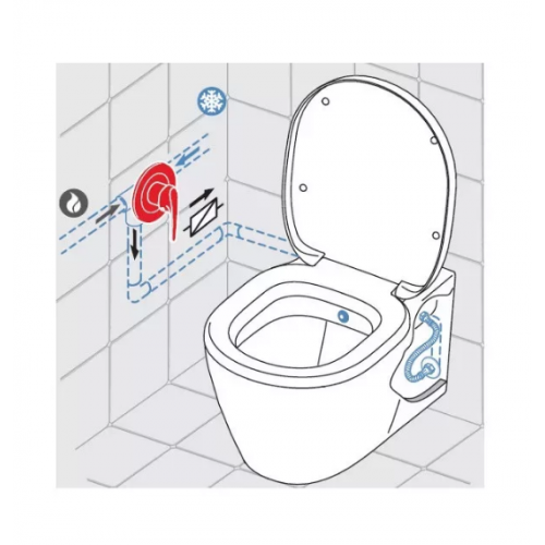 Напольный унитаз Ideal Standard CONNECT с функцией биде-4