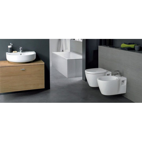 Подвесной унитаз Ideal Standard Connect без сиденья, белый, E803501-2