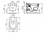 Подвесной безободковый унитаз Ideal Standard Connect Rimless белый, сиденье микролифт, E822301