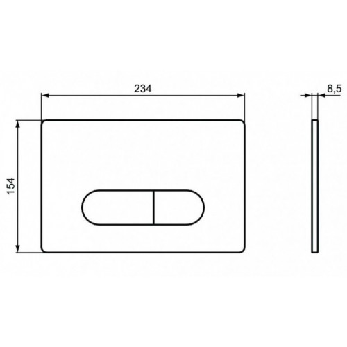 Инсталляция Ideal Standard Prosys с кнопкой, с унитазом Ideal Standard i.life B RimLS+, сиденье микролифт, комплект, IP001401-6