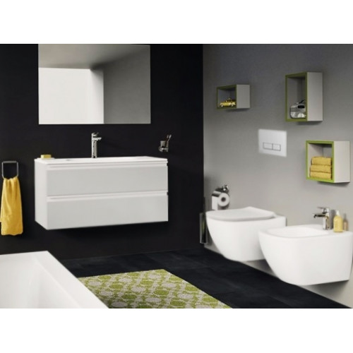 Инсталляция Ideal Standard Prosys с кнопкой, с унитазом Ideal Standard i.life B RimLS+, сиденье микролифт, комплект, IP001401-14