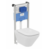 Инсталляция Ideal Standard Prosys Frame 120 M с унитазом Tonic II Rimless K316501, сиденье микролифт, комплект, K316701PT15