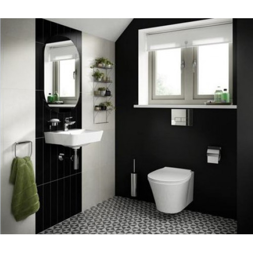 Инсталляция Ideal Standard Prosys Frame 120 M с унитазом Connect Air Rimless K819501, сиденье микролифт, панель смыва, комплект, K819501PA-12