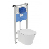 Инсталляция Ideal Standard Prosys Frame 120 M с унитазом Connect Air Rimless K819501, сиденье микролифт, комплект, K819501PA15