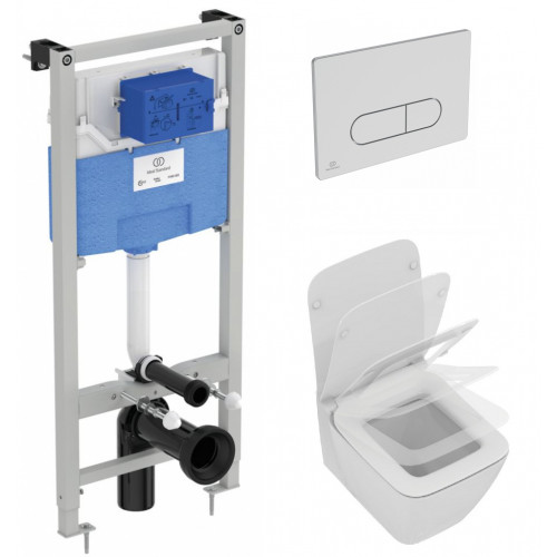 Инсталляция Ideal Standard Prosys с унитазом Strada II AquaBlade®, P387001, сиденье микролифт, комплект