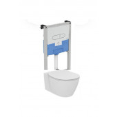 Инсталляция Ideal Standard ProSys R030701 с унитазом Connect AquaBlade E047901, клавиша, сиденье микролифт, комплект