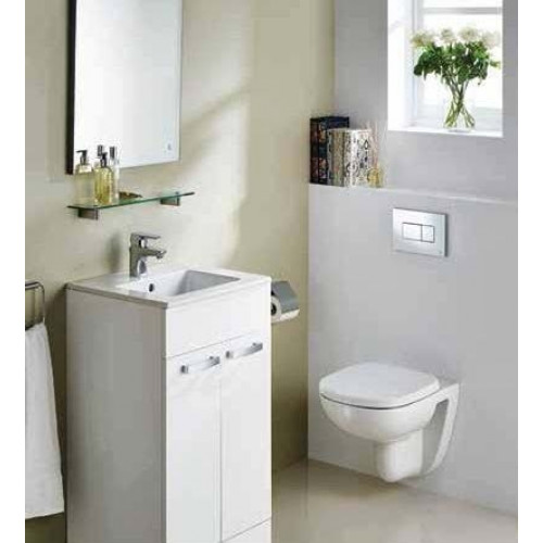 Инсталляция Ideal Standard W3710AA с унитазом Tempo Rimless T331101, сиденье микролифт, панель смыва, комплект, W990101-7