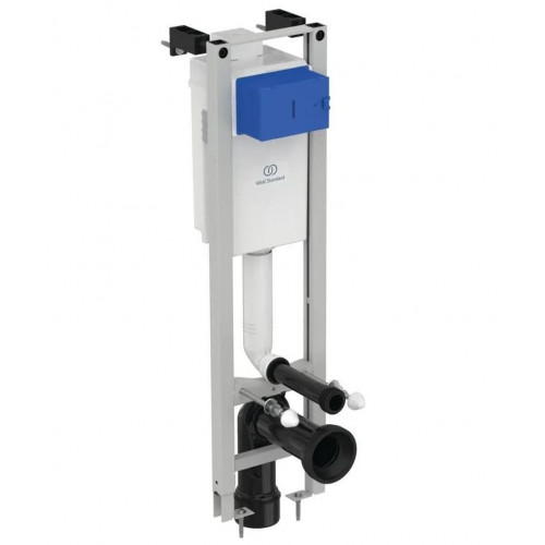 Инсталляция Ideal Standard Prosys Eco Frame M E233267 с унитазом Ideal Standard Exacto Rimless безободковый c сиденьем микролифт UV09001, комплект, X022601-2